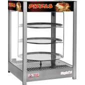 PD3TS18 Skyfood, 718 Watt Steam Line Countertop Pizza Merchandiser, Three 18" Racks