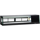 SAS-60L-N Turbo Air, 59" Straight Glass Refrigerated Sushi Display Case, Left Side Compressor