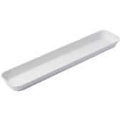 MTW6 American Metalcraft, 29 3/4" x 6 1/8" Endurance™ Melamine Market Tray, White