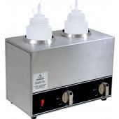 44178 Omcan USA, 120v Countertop Double Squeeze Bottle Condiment Warmer
