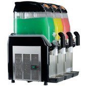 AFCM-3 Elmeco, Triple 9.6 Gallon Frozen Slushy & Granita Beverage Machine
