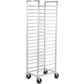SSPR-3E6 Channel Manufacturing, 17 Pan Stainless Steel Full Size Food Pan Rack, Assembled