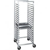 SSPR-5S6 Channel Manufacturing, 22 Pan Stainless Steel Full Size Food Pan Rack, Assembled