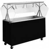 3871346 Vollrath, 46" Ice Cooled Cold Food Buffet Table w/ Sneeze Guard, 3 Pan Capacity