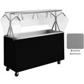 3873446A Vollrath, 46" Ice Cooled Cold Food Buffet Table w/ Sneeze Guard, 3 Pan Capacity
