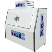 ICB-2-SLANT Fogel, 76" 2 Solid Door Outdoor Ice Merchandiser Freezer