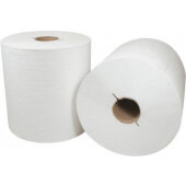 300WI Morcon, 800 ft Morsoft® I-Notch Paper Towel Roll, White (6/case)