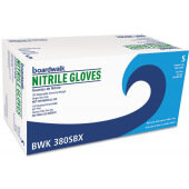 BWK380SCTA Boardwalk, Blue Powder-Free Nitrile Disposable Gloves, Small (1,000/case)
