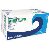 BWK380MCTA Boardwalk, Blue Powder-Free Nitrile Disposable Gloves, Medium (1,000/case)