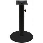 OD-B22DISC-STD Oak Street Manufacturing, 22" Standard Height Outdoor Round Table Base, Black