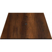 CC3048-KO Oak Street Manufacturing, 48" x 30" Rectangular Laminate Table Top w/ Knotty Oak Finish
