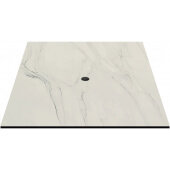 CC3636-MM Oak Street Manufacturing, 36" x 36" Square Laminate Table Top w/ Modern Marble Finish
