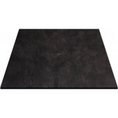 CC3636-RS Oak Street Manufacturing, 36" x 36" Square Laminate Table Top w/ Raven Slate Finish
