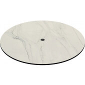 CC30R-MM Oak Street Manufacturing, 30" Round Laminate Table Top w/ Modern Marble Finish