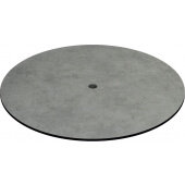 CC30R-TC Oak Street Manufacturing, 30" Round Laminate Table Top w/ Textured Concrete Finish