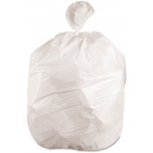 BWK3858EXH Boardwalk, 60 Gallon Trash Can Liner, 0.6 mil, White (100/case)