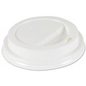 BWKDEERHLIDW Boardwalk, White Paper Hot Cup Lids for 10 - 20 oz Cups (1,000/case)