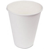 BWKWHT12HCUP Boardwalk, 12 oz Paper Hot Cups, White (1,000/case)