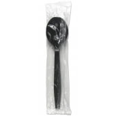 BWKSSHWPPBIW Boardwalk, Individually Wrapped Heavy Weight Polypropylene Soup Spoon, Black (1,000/case)