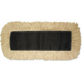 BWK1618 Boardwalk, 18" x 5" Cotton Disposable Dust Mop Head, White