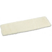 BWK4518 Boardwalk, 18" x 6" Lambswool Applicator Refill Mop Head Pad, White