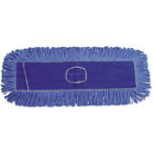 BWK1118 Boardwalk, 18" x 5" Synthetic Cotton Looped End Dust Mop Head, Blue