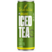 RTD-SGN-12 Teatulia, 12 oz Organic Easy Green Iced Tea (12/case)