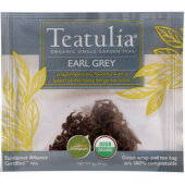 WPP-EAGR-50 Teatulia, 8 oz Wrapped Organic Premium Earl Grey Tea (50/pk)