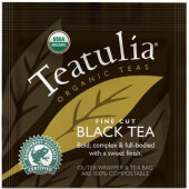 WPP-BLAC-50 Teatulia, 6 oz Wrapped Organic Premium Black Tea (50/pk)