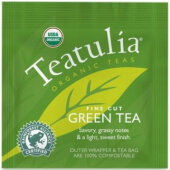 WST-GREE-50 Teatulia, 6 oz Wrapped Organic Premium Green Tea (50/pk)