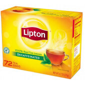 4100000290 Lipton, Individually Wrapped Decaffeniated Black Tea (432/case)