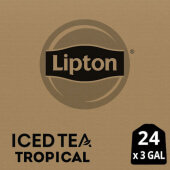4100000241 Lipton, 3 Gallon Unsweetened Tropical Iced Tea (24/case)