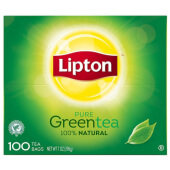 84106839 Lipton, Natural Hot Green Tea Bags (500/case)