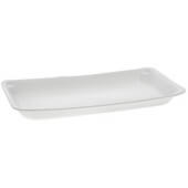 51P110P Pactiv Evergreen, #10P Foam Supermarket Tray, White (400/case)