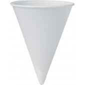 4BR-2050 Solo, 4 oz Eco-Forward® Paper Cone Cup, White (5,000/case)