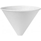 6SRX-2050 Solo, 6 oz Eco-Forward® Paper Cone Funnel Cup, White (2,500/case)