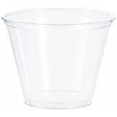 TP9R Solo, 9 oz Ultra Clear™ PET Plastic Squat Cup, Clear (1,000/case)