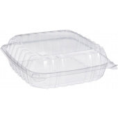 C95PST1 Dart, 8 3/4" x 9 1/4" ClearSeal® Plastic Clamshell Deli Container, Clear (200/case)