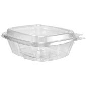 CH8DED Dart, 8 oz ClearPac® SafeSeal™ Plastic Tamper Resistant Deli Container, Clear (200/case)