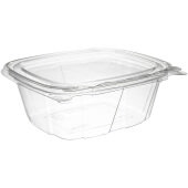 CH12DEF Dart, 12 oz ClearPac® SafeSeal™ Plastic Tamper Resistant Deli Container, Clear (200/case)