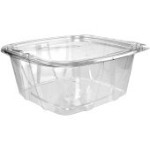 CH64DEF Dart, 64 oz ClearPac® SafeSeal™ Plastic Tamper Resistant Deli Container, Clear (200/case)