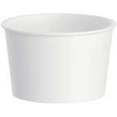 Solo VS608-02050, 8 oz Paper Deli Container, White (1,000/case)