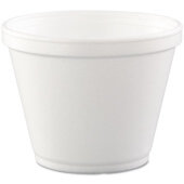 12SJ20 Dart, 12 oz Insulated Foam "J" Cup Deli Container, White (500/case)