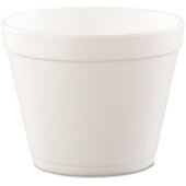 24MJ48 Dart, 24 oz Insulated Foam "J" Cup Deli Container, White (500/case)
