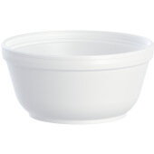 12B32 Dart, 12 oz Insulated Foam "J" Cup Deli Container, White (1,000/case)