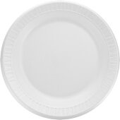 9PWQR Dart, 9" Quiet Classic® Disposable Laminated Foam Plate, White (500/case)
