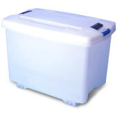 01850 Araven, 13.2 Gallon Polyethylene Food Storage Container w/ Vented Lid, White