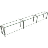 ED20-12012 Hatco, 120" x 12" Stationary Full Service Tempered Glass Sneeze Guard