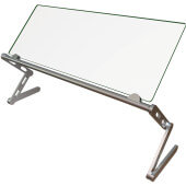 ALLIN1-36 Hatco, 38 1/2" x 15 1/4" Portable Self Service Adjustable Acrylic Sneeze Guard