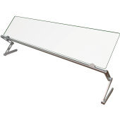 ALLIN1-60 Hatco, 62 1/2" x 15 1/4" Portable Self Service Adjustable Acrylic Sneeze Guard